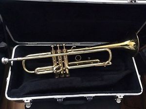 $ALE A+PLAYER! VINTAGE MARTIN COMMITTEE JAZZ Bb TRUMPET & SKB CASE BENGE MPIECE