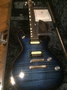T's Guitars Arc-Special Crying Moon A2C Model Blue E-Guitar Free Shipping