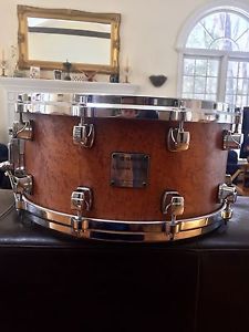 VERY Rare Yamaha Custom Shop Snare Drum. Nail Drum. Birdseye Maple. 6.5X14 birch