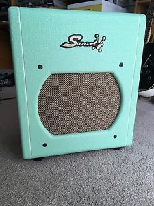 Swart Atomic Space Tone AST Combo Amplifier Surf Green w/ Cover & Pro Port