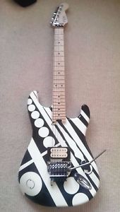 Fender/EVH Striped Series "Circles" Stratocaster image 1
