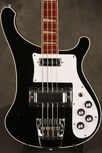 1973 Rickenbacker 4001 Bass JETGLO Grovers "TOASTER" pickup CHECKERBOARD BINDING