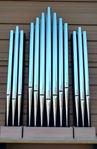 Organ Pipe Facade / Stained to Match Your Console