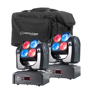 American DJ Inno Pocket Wash Pak two units mobile entertainer small clubs bars