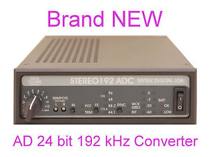 Mytek Digital Stereo 24 bit 192 kHz AD Converter NEW