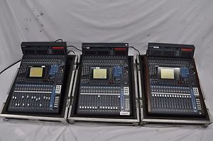 Yamaha DM1000 Digital Audio Mixing Console w/ MB1000 Meter Bridge and Case #4599