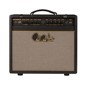PRS Sonzera 20 Tube Guitar Combo Amplifier, 20-Watt, 1x12", Black + Picks