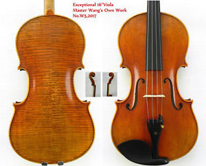 Exceptional 16'' Viola Surprisingly Exceptional Sound Master's Own Work W5,2017