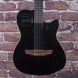 Godin Multiac ACS-SA Slim Nylon Acoustic Electric Guitar Black Pearl w/Bag