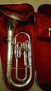 A USED SILVER OLDS BARITONE