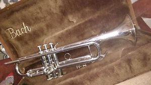 Bach NYC Bb trumpet, serial 3270 (1930s) excel cond, case   Monette Prana mouthp