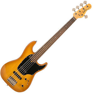 new Godin #036707 Shifter 5 Classic HG RN Creme Brulee 5-string electric bass