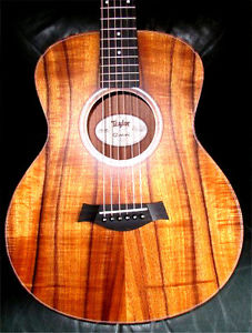 Zager EZ-Play Modified Taylor GS Mini Koa Acoustic Electric Guitar