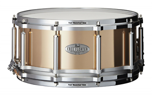 Pearl FTPB1465 14 x 6.5 Inches Free Floater Snare Drum - Phosphor Bronze