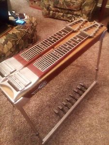 Rare Zane Beck ZB Custom Double Neck Pedal Steel Guitar     1968? Serial #0007