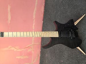 Strandberg Boden OS6 Tremolo/Black/4A Flame Maple top/Customized Zero Frets