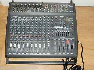 YAMAHA EMX2000 8 CHANNEL MICROPHONE POWER MIXER STEREO 200+200W