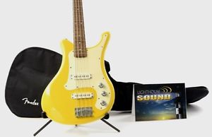 Yamaha SBV-500 Electric Bass Guitar - Yellow Banana Bass w/ Gig Bag