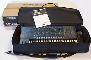 Korg MS2000 Keyboard Synthesizer w/ Manual, Power Adapter, Box, and Carry Case