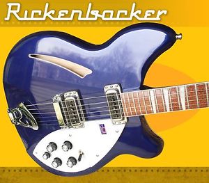 Rickenbacker 360 Electric Guitar Midnight Blue with Original Case, FREE SHIPPING