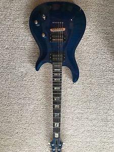 Carvin CT6M Carved Top Electric Guitar  (with case) blue