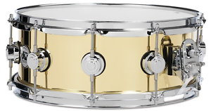 DW 55x14 Brass Polished Snare Dr