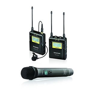 Saramonic UWMIC10 UHF Wireless Lavalier + Handheld Microphone System with