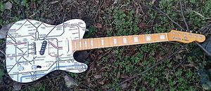 Custom built telecaster. Uk built.  Jenson guitars.