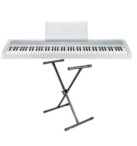 Pack Korg B1 blanc  - Piano numérique 88 notes + Stand en X
