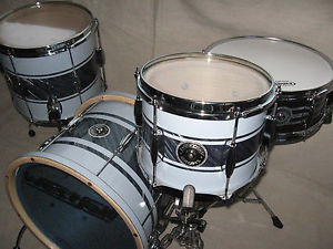 Westfall Drum 4pc Mattini Micro set 10/13/16 .  made n USA.one of kind wrapped