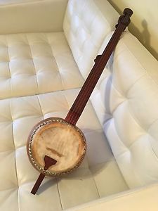 Jeff Menzies 10" gourd banjo, fretless, 6" deep, great condition