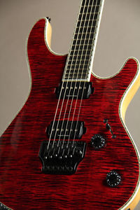 MAYONES: Electric Guitar Regius PRO 6 Transparent Dirty Red Gloss finish USED