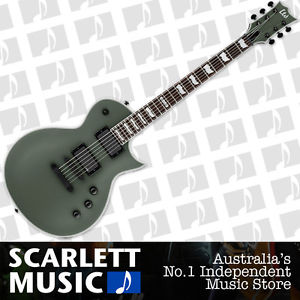 ESP LTD EC-401 Military Green Satin Electric Guitar w/EMGs EC401 - Save $250.
