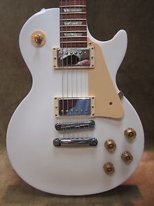 2016 GIBSON LES PAUL STUDIO T WHITE W/UPGRADES! MINT W/CASE & FREE US SHIPPING!