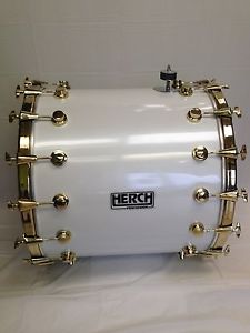 Herch Tambora Blanca con 16 Afinadores / nueva