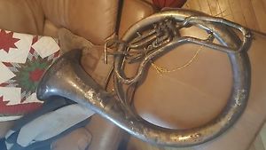 ANTIQUE TUBA Henry Distin Mfg Co Vintage #11718 1890'S Beautiful Engraving