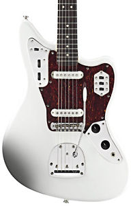 Fender Squier Vintage Modificado Jaguar Guitarra Eléctrica, Olympic Blanco