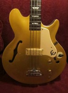 Epiphone Jack Casady Signature Electric Bass Guitar with hard padded travel case