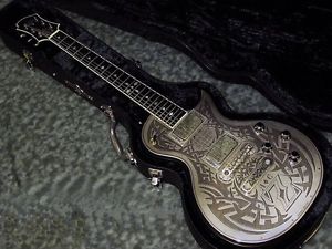 Zemaitis S22MT LTD Tribal Tattoo 2 Black w/ EMG TONY'S COLLECTION EX++ Condition
