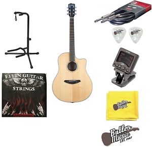 Breedlove Solo Dreadnought Solid Cedar Top A/E Guitar + Stand,Strings & More!!!