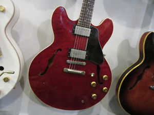Orville by Gibson ES-335 Red 1993 Made in Japan Hard Case Free Shipping