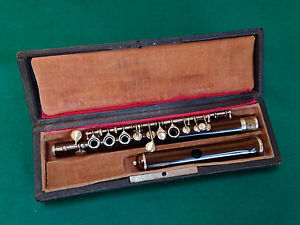 Wooden Piccolo - Unknown Maker - Wood. Genre of Louis Lot, Auguste Bonneville.