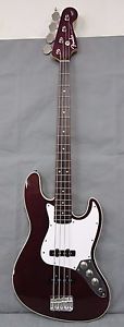 2007-10 FENDER JAPAN AERODYNE JAZZ BASS AJB-110DMC FLV MH DIMARZIO ALDER w MAPLE