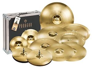 Sabian Neil Peart Paragon Complete Set- Up with Flight case/ Free 3 pair Sticks
