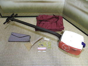Japan Vintage#SHAMISEN Set Classic Stringed Instrument CYUZAO JIUTA KOKI#6267