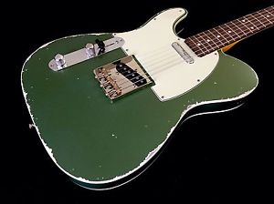 LEFTY! MJT Lake Placid Green Aged Custom Left Hand Guitar Nitro Finish RELIC HSC