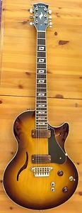 BROWN VOX VIRAGE SINGLE CUTAWAY Hollow Body ELECTRIC GUITAR - USED ON GLEE!