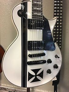 ESP Guitars Ltd Iron Cross James Hetfield Metallica Snow White Electric Guitar