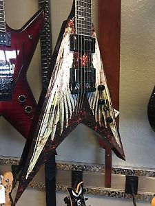 Dean Guitars Dave Mustaine AOD Angel Of Deth V Electric Guitar w Hard Case