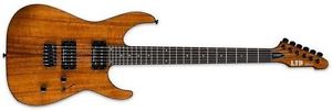 ESP Ltd M-1000HT Electric Guitar, Koa, FREE CASE